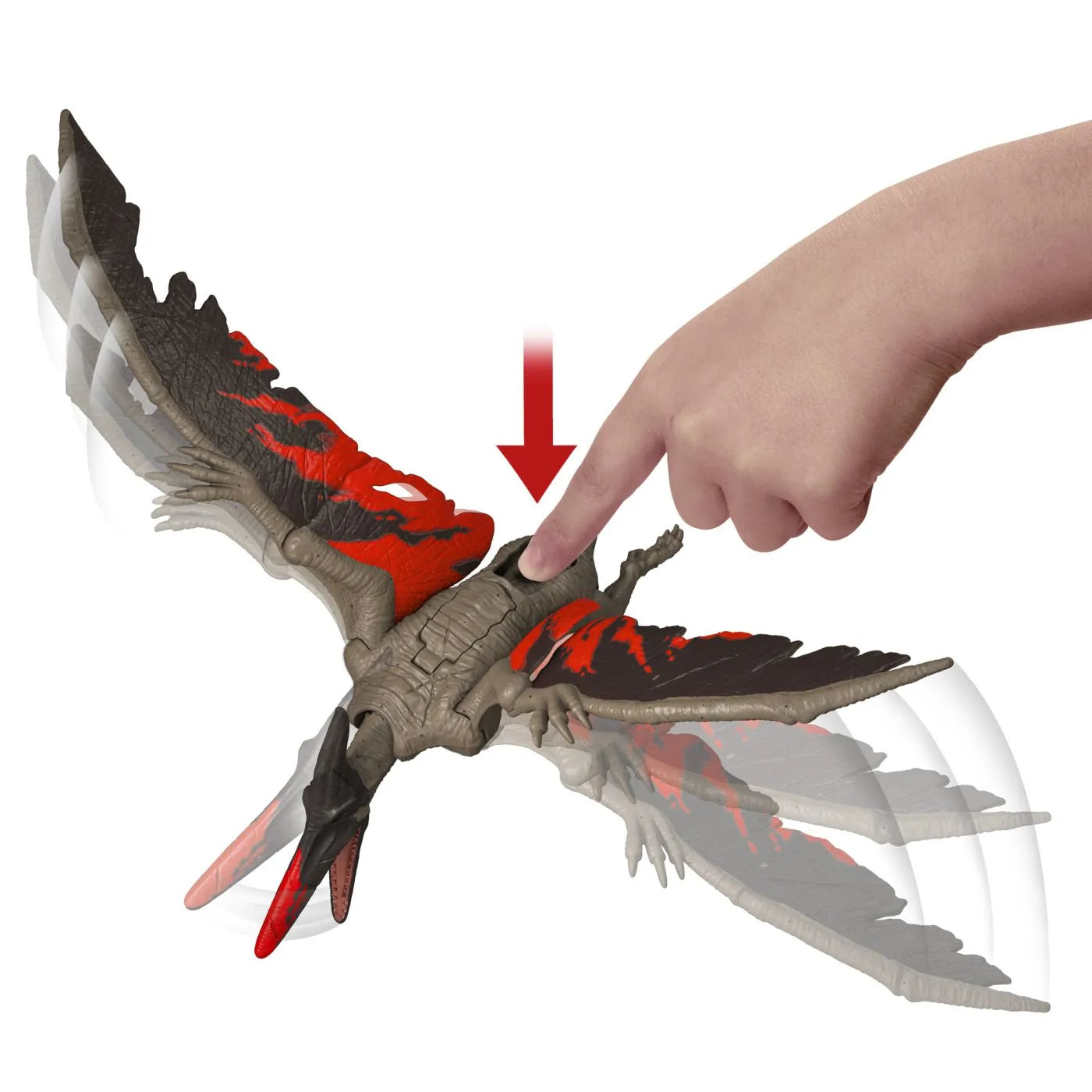 JURASSIC WORLD CHAOS THEORY WILD ROAR DINOZAUR PTERANODON, JURASSIC WORLD