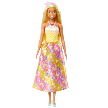 BARBIE PAPUSA BARBIE CU PARUL BLOND SI GALBEN, BARBIE - DREAMTOPIA
