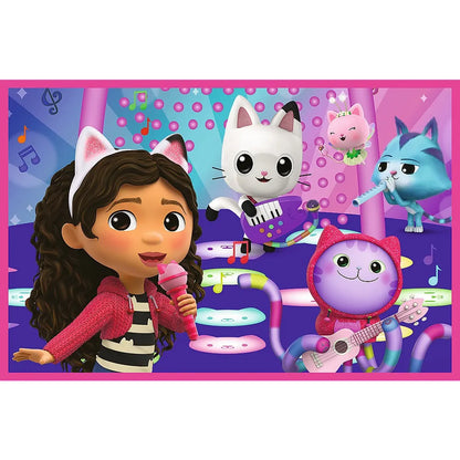 PUZZLE TREFL 2X24 GABBYS DOLLHOUSE AVENTURILE LUI GABBY, TREFL 2X24