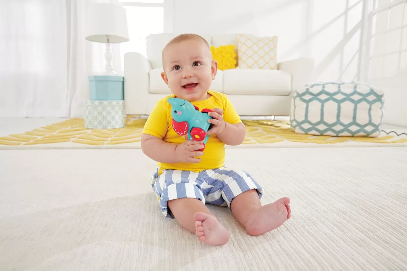 FISHER PRICE JUCARIE APASA SI MERGI ELEFANT, FISHER PRICE - INFANT
