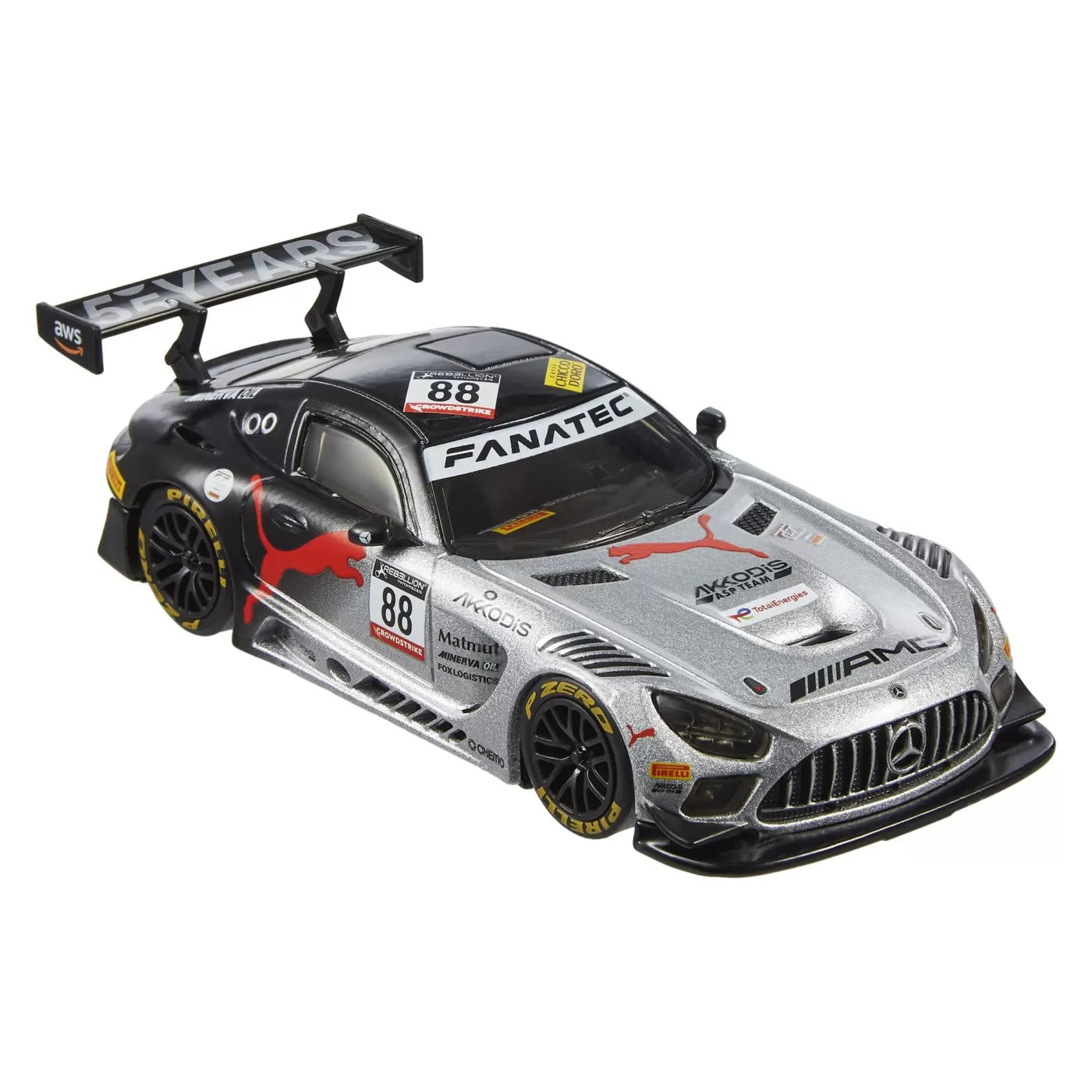 HOT WHEELS PREMIUM REAL RIDERS MASINUTA METALICA MERCEDES AMG GT3 SCARA 1:43, HOT WHEELS - VEHICULE