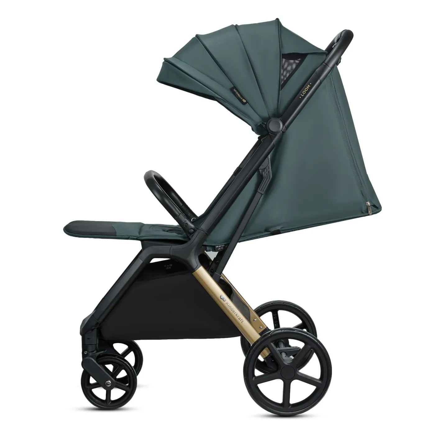 CARUCIOR SPORT KINDERKRAFT LOOM, 0-22 KG, JADE GREEN, KINDERKRAFT