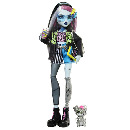 MONSTER HIGH PAPUSA FRANKIE STEIN SI ANIMALUT WATZIE, MONSTER HIGH