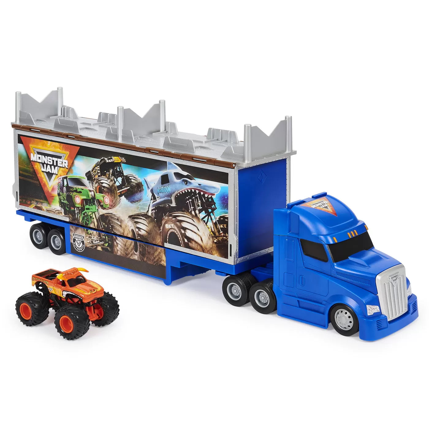 MONSTER JAM SET DE JOACA CAMIONUL CONVERTIBIL IN ARENA, MONSTER JAM