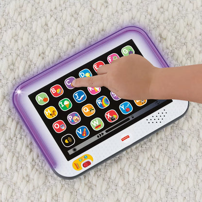 TABLETA EDUCATIVA CU 3 NIVELURI DE DEZVOLTARE LIMBA ROMANA FISHER PRICE, FISHER PRICE - RADE SI INVATA