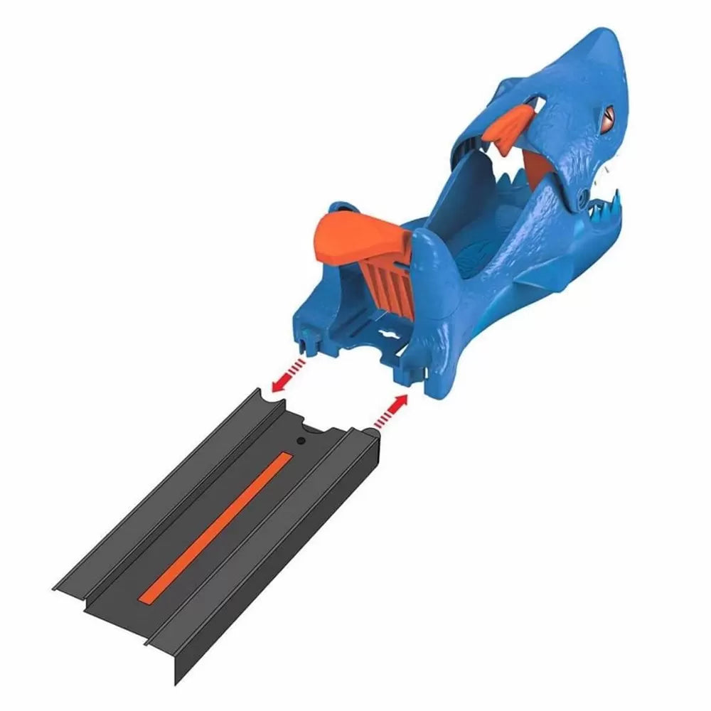 HOT WHEELS GAMA CITY SHARK LANSATOR, HOT WHEELS - CITY