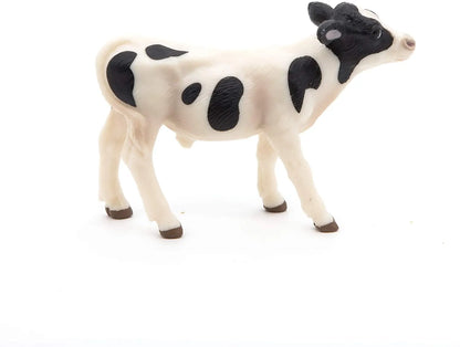 PAPO FIGURINA VITEL ALB CU NEGRU, PRIETENII DE LA FERMA