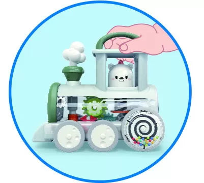 LOCOMOTIVA CU MECANISM STEAM, HOLA