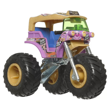 HOT WHEELS MONSTER TRUCK MASINUTA TUK NROLL SCARA 1:64, HOT WHEELS - MONSTER TRUCK