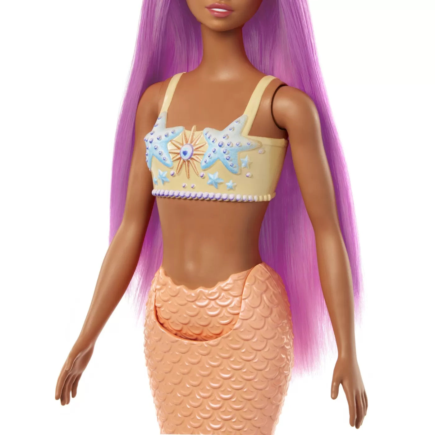 BARBIE DREAMTROPIA PAPUSA SIRENA CU PARUL ROZ SI COADA PORTOCALIE, BARBIE - DREAMTOPIA