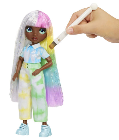 RAINBOW HIGH WATERCOLOR CREATE PAPUSA OCHI VERZI, RAINBOW HIGH
