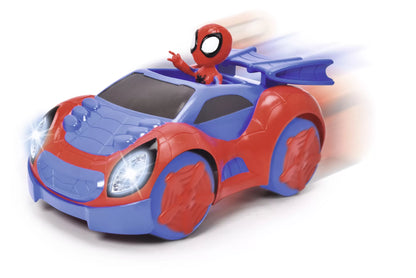 SPIDEY PRIETENII EXTRAORDINARI MASINUTA CU TELECOMANDA WEB RACER SCARA 1:18 , JADATOYS