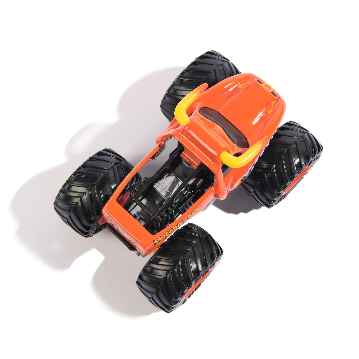 MONSTER JAM MASINUTA METALICA EL TORO LOCO SCARA 1 LA 64, MONSTER JAM
