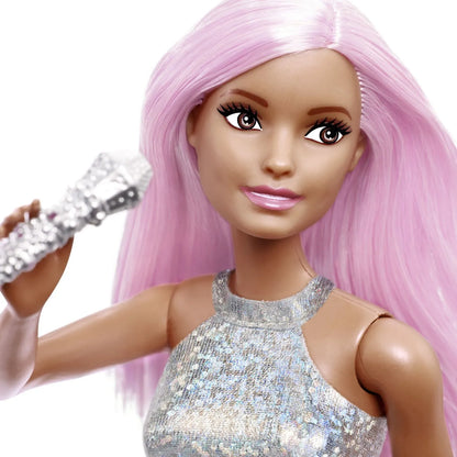BARBIE PAPUSA BARBIE YOU CAN BE SET BARBIE STAR POP SI MICROFON, BARBIE - I CAN BE