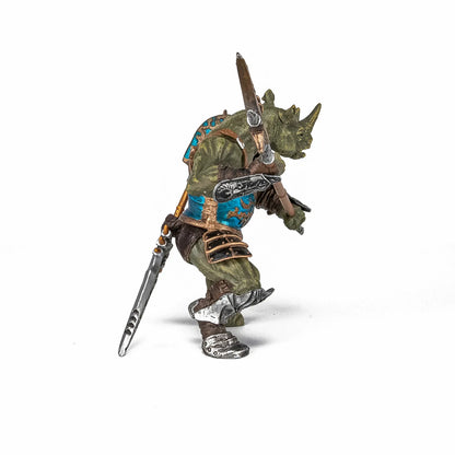 PAPO FIGURINA RINOCER MUTANT, PERSONAJE MEDIEVALE FANTASTICE