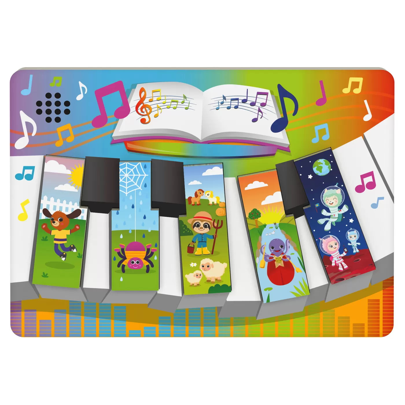 PUZZLE DIN LEMN IN FORMA DE PIAN CU SUNETE, JOCURI