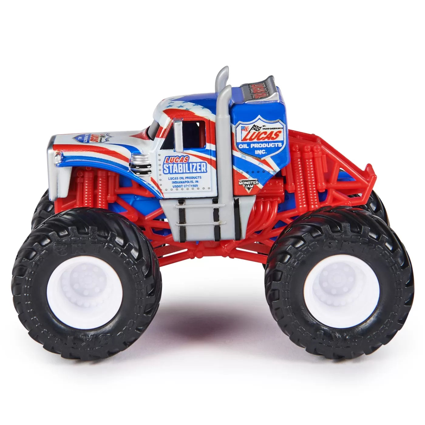 MONSTER JAM MASINUTA METALICA LUCAS STABILIZER SCARA 1 LA 64, MONSTER JAM
