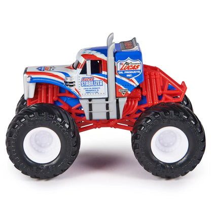 MONSTER JAM MASINUTA METALICA LUCAS STABILIZER SCARA 1 LA 64, MONSTER JAM