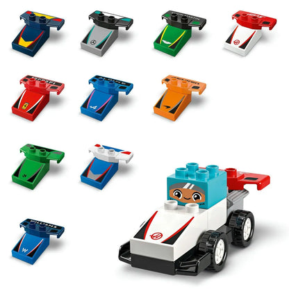 LEGO DUPLO ECHIPA F1: MASINI SI PILOTI DE CURSE 10445, LEGO DUPLO