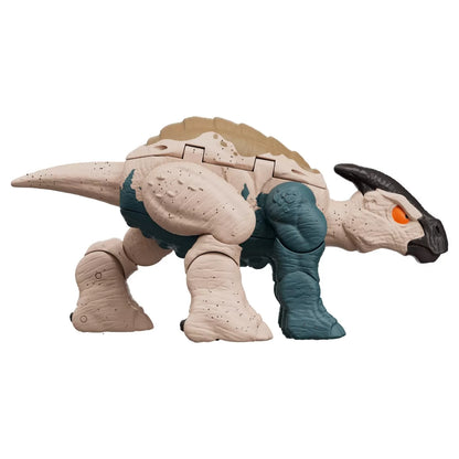 JURASSIC WORLD FIERCE CHANGERS DOUBLE DANGER DINOZAUR TRANSFORMABIL BARYONYX SI PARASAUROLOPHUS, JURASSIC WORLD