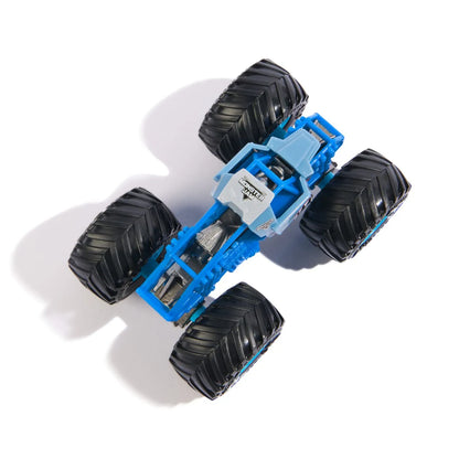 MONSTER JAM MASINUTA METALICA MEGALODON ALBASTRU SCARA 1 LA 64, MONSTER JAM