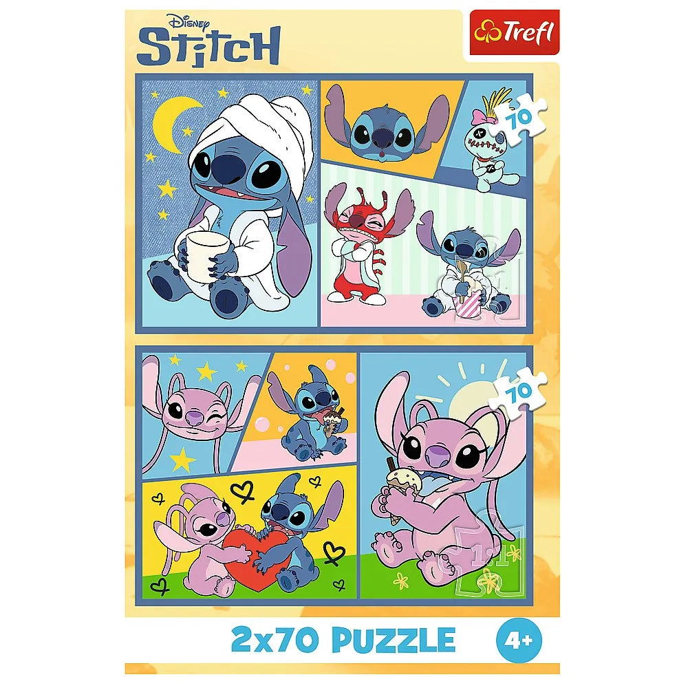 PUZZLE TREFL 2X70 STITCH NU EXISTA PLICTISEALA CU STITCH, TREFL 2X70