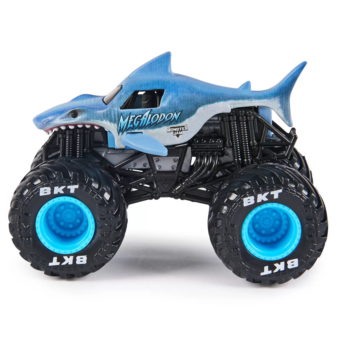 MONSTER JAM MASINUTA METALICA MEGALODON SCARA 1 LA 64, MONSTER JAM