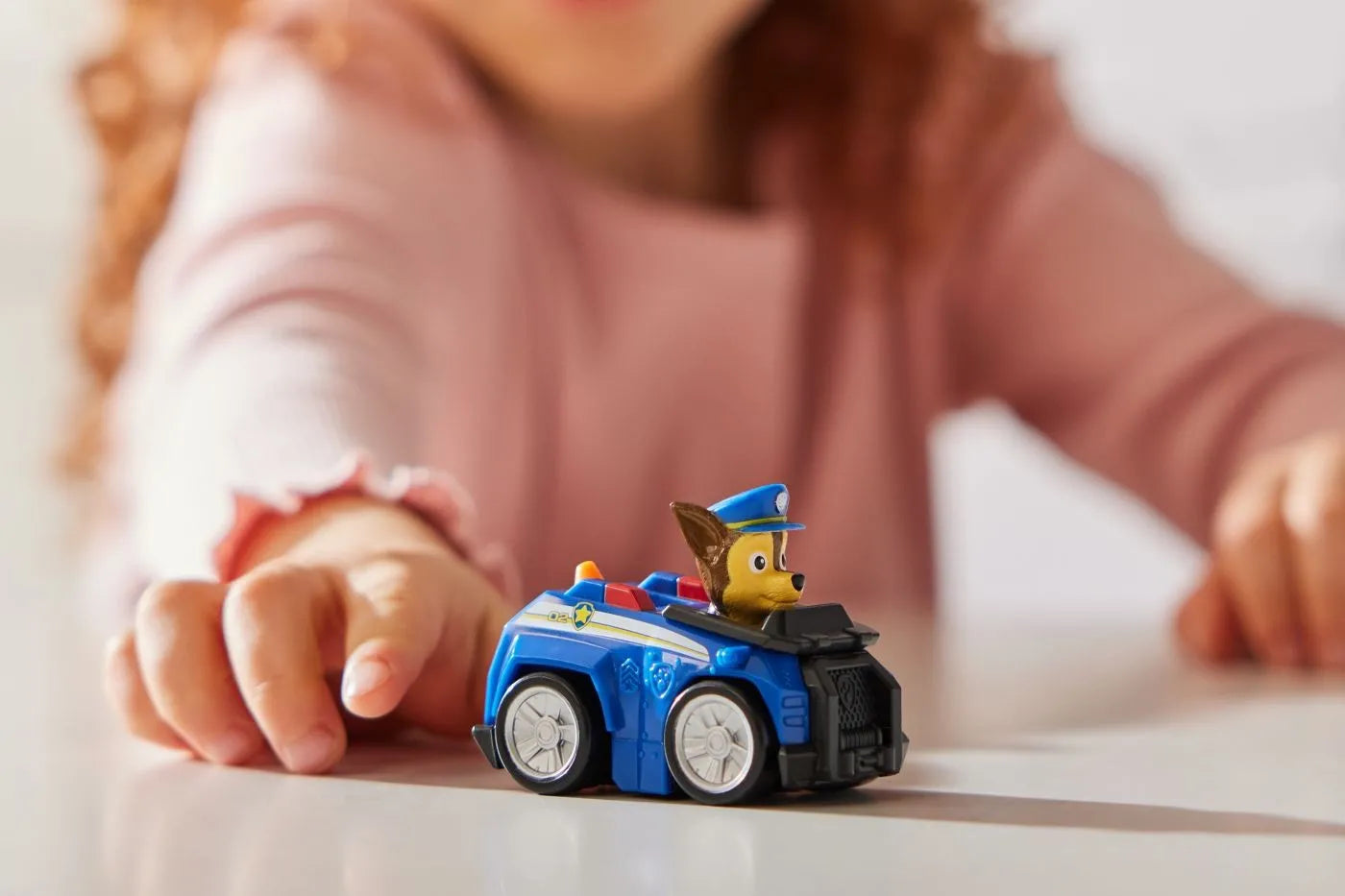 PATRULA CATELUSILOR PUP SQUAD RACERS VEHICUL CU FIGURINA CHASE, PATRULA CATELUSILOR