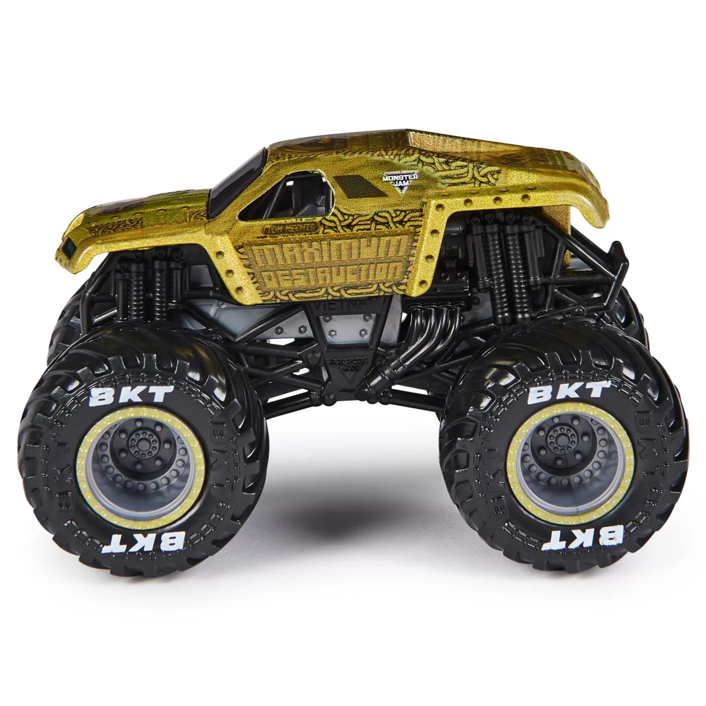 MONSTER JAM MASINUTA METALICA MAXIMUM DESTRUCTION SCARA 1 LA 64, MONSTER JAM