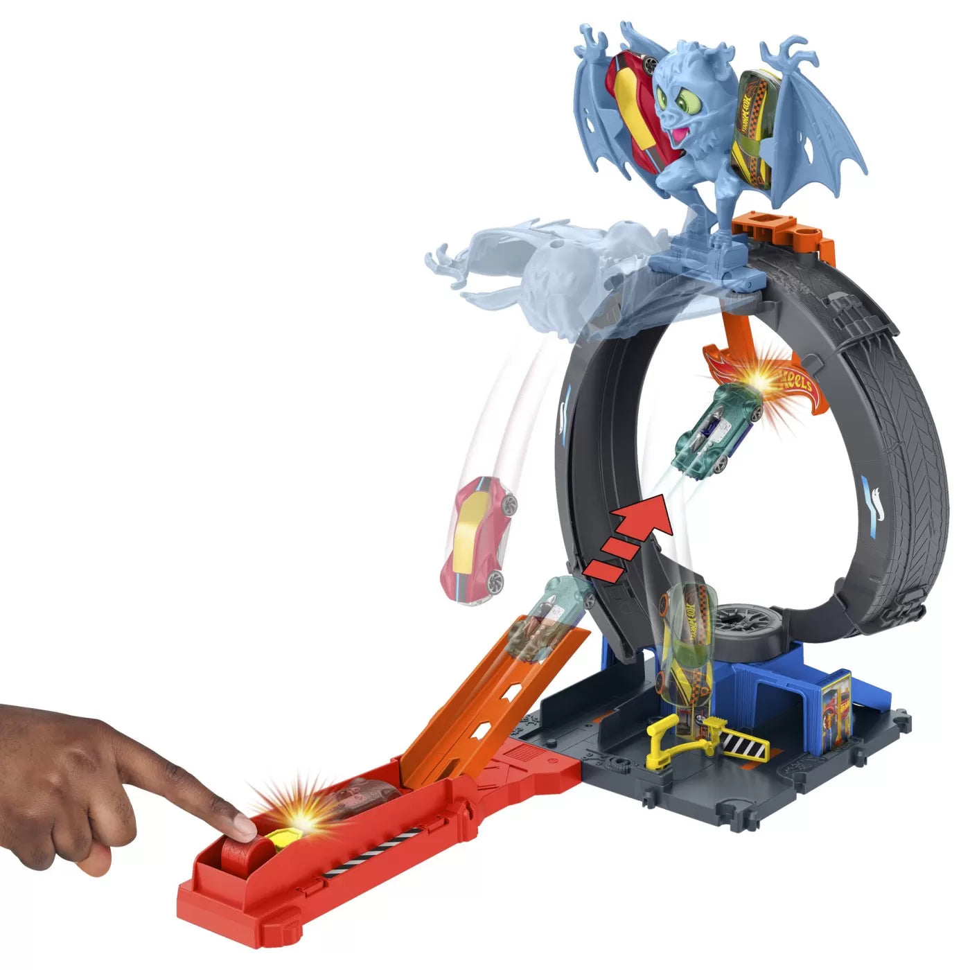 HOT WHEELS CITY PISTA INAMICILOR BUCLA LILIACULUI, HOT WHEELS - CITY