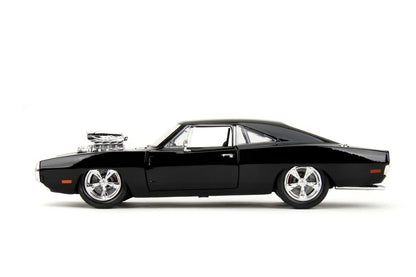 JADA FAST AND FURIOUS SET FIGURINA DOM SI MASINUTA METALICA DODGE CHARGER 1970 SCARA 1 LA 24, JADATOYS - FAST AND FURIOUS