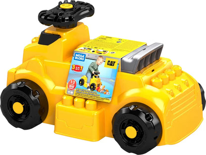 MEGA BLOKS VEHICUL DE CONSTRUIT CAT 10 PIESE , MEGA BLOKS