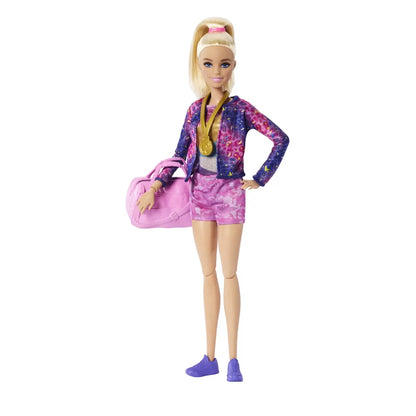 BARBIE PAPUSA BARBIE YOU CAN BE GIMNASTA BLONDA, BARBIE - I CAN BE