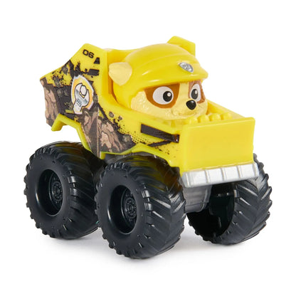 PATRULA CATELUSILOR PUP SQUAD RACERS RESCUE WHEELS VEHICUL METALIC RUBBLE SCARA 1:55, PATRULA CATELUSILOR