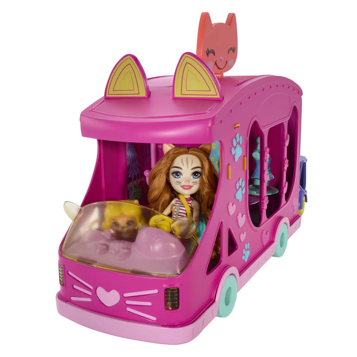 ENCHANTIMALS VEHICUL GLAM PARTY, ENCHANTIMALS - PAPUSI