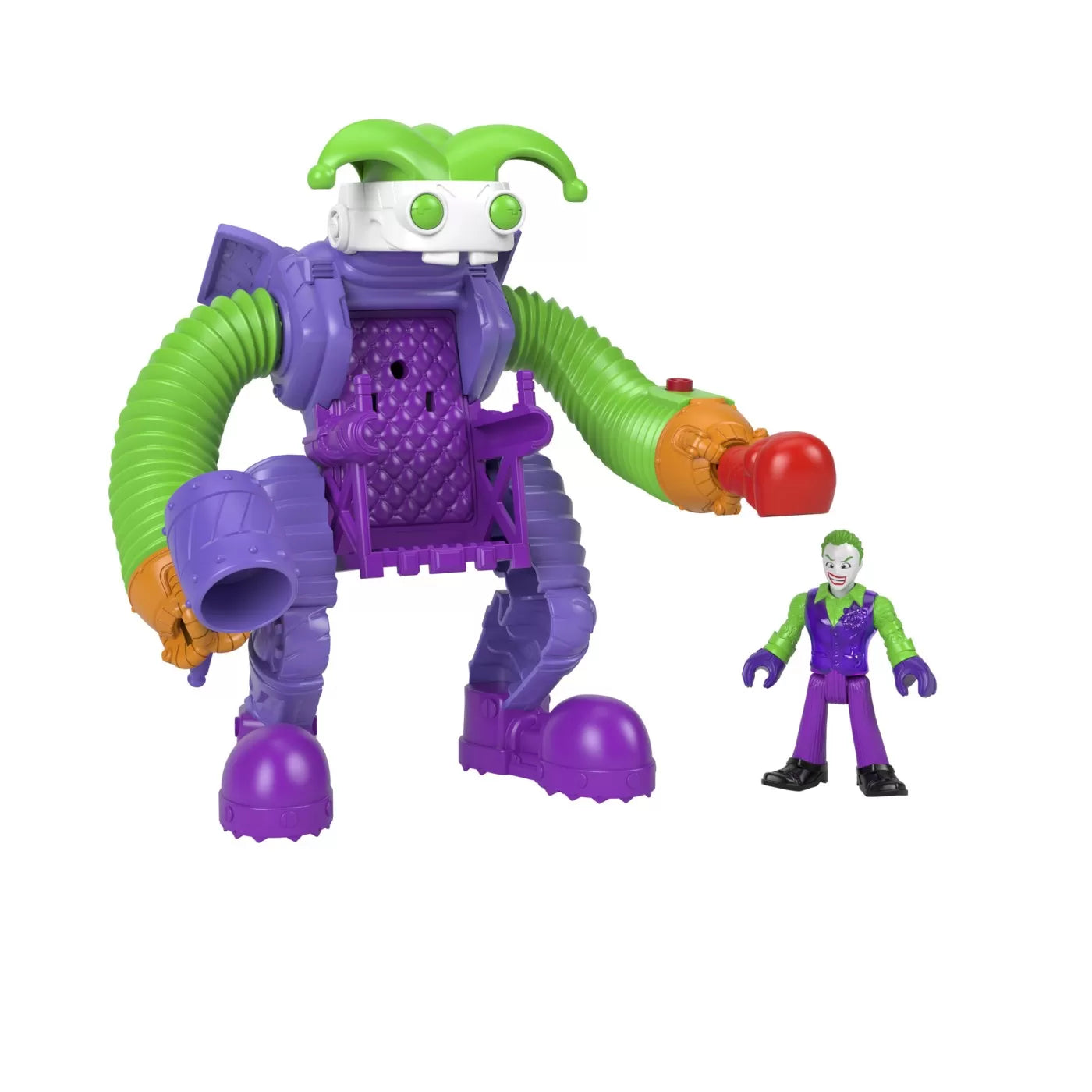 FISHER PRICE IMAGINEXT DC SUPER FRIENDS VEHICUL CU FIGURINA JOKER, FISHER PRICE - DC SUPER FRIENDS