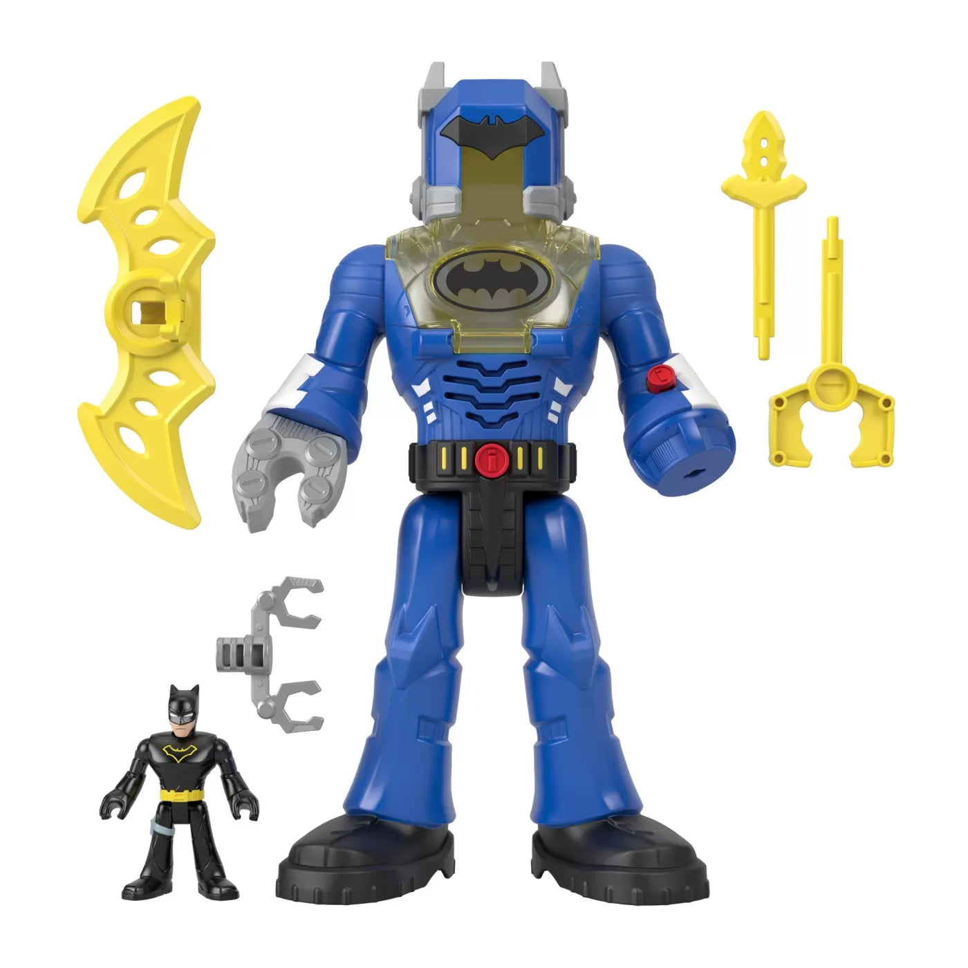FISHER PRICE IMAGINEXT DC SUPER FRIENDS ROBOT BATMAN 30CM, FISHER PRICE - DC SUPER FRIENDS