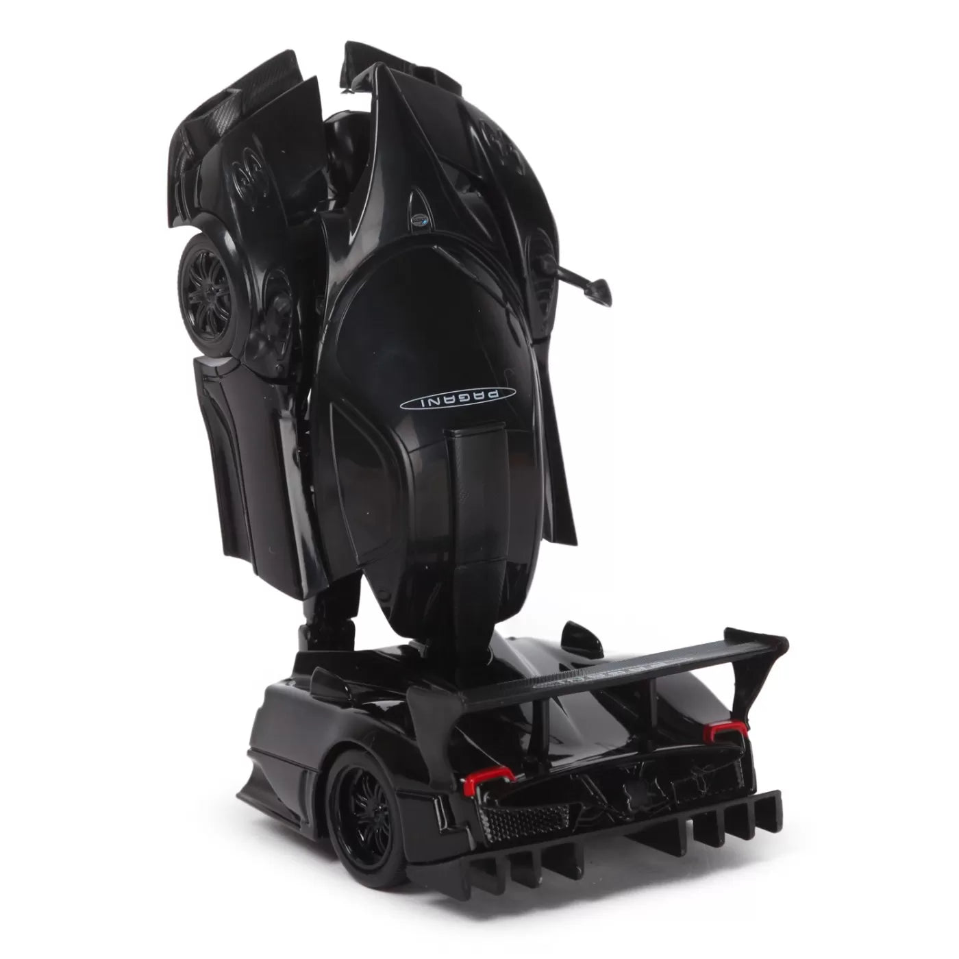 MASINUTA METALICA CONVERTIBILA PAGANI ZONDA R NEGRU CU SCARA 1 LA 32, RASTAR METAL 1:32