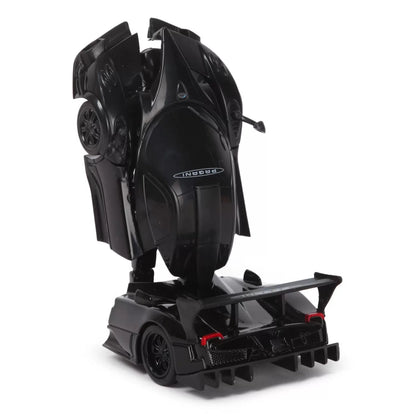 MASINUTA METALICA CONVERTIBILA PAGANI ZONDA R NEGRU CU SCARA 1 LA 32, RASTAR METAL 1:32