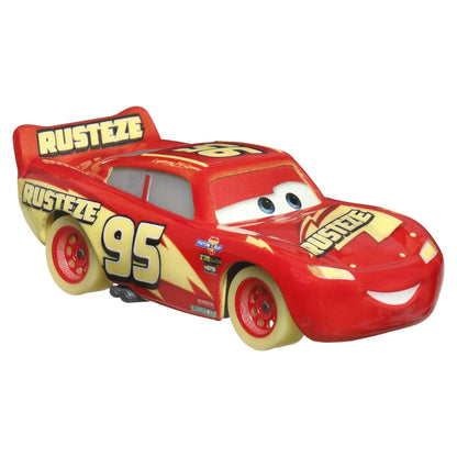 CARS GLOW RACERS MASINUTA METALICA FULGER MCQUEEN 1:55, CARS - MASINI
