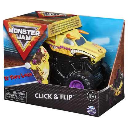 MONSTER JAM EL TORO LOCO SERIA CLICK FLIP SCARA 1 LA 43, MONSTER JAM