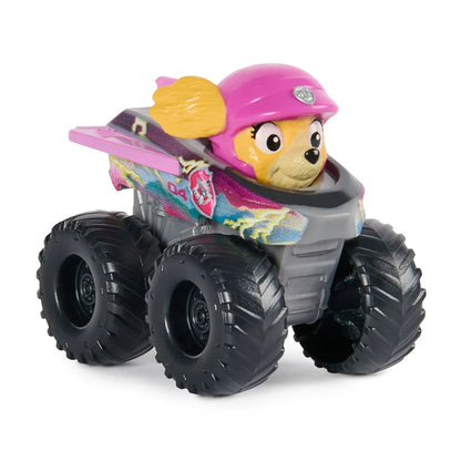 PATRULA CATELUSILOR PUP SQUAD RACERS RESCUE WHEELS VEHICUL METALIC SKYE SCARA 1:55, PATRULA CATELUSILOR