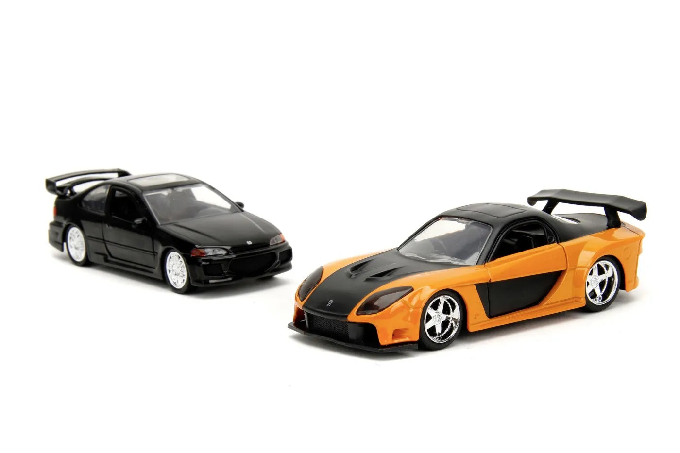 JADA FAST & FURIOUS LEGACY SERIES SET 2 MASINUTE METALICE HONDA CIVIC SI MAZDA RX-7 SCARA 1:32, JADATOYS - FAST AND FURIOUS