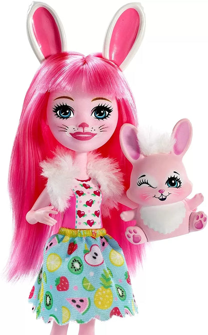 ENCHANTIMALS PAPUSI CU ANIMALUTE BREE BUNNY SI TWIST, ENCHANTIMALS - PAPUSI