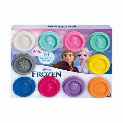 SET 10 BORCANASE DE PLASTILINA FROZEN IN AMBALAJ DE CARTON, AS