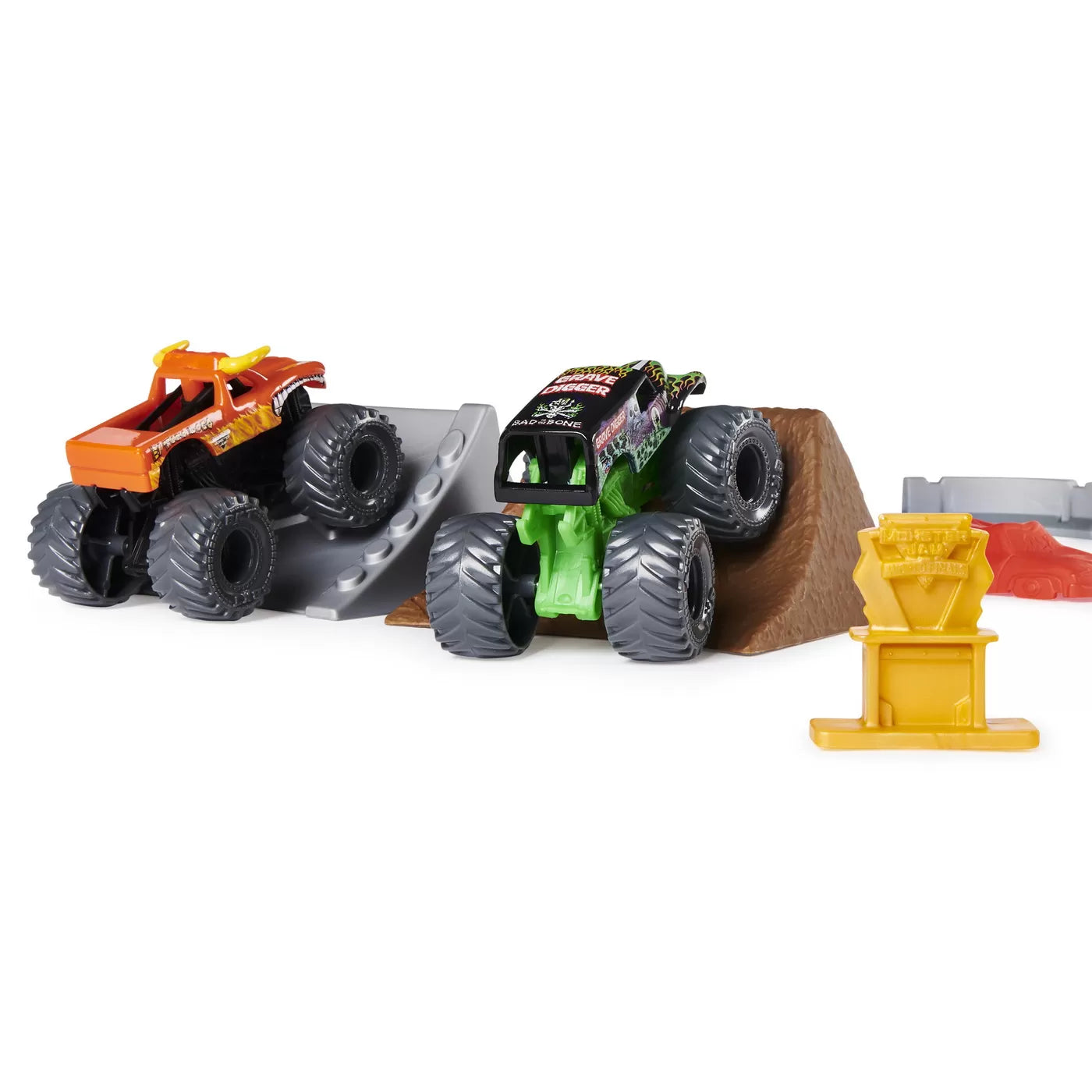 MONSTER JAM SET DE JOACA EL TORO LOCO SI GROPARUL, MONSTER JAM