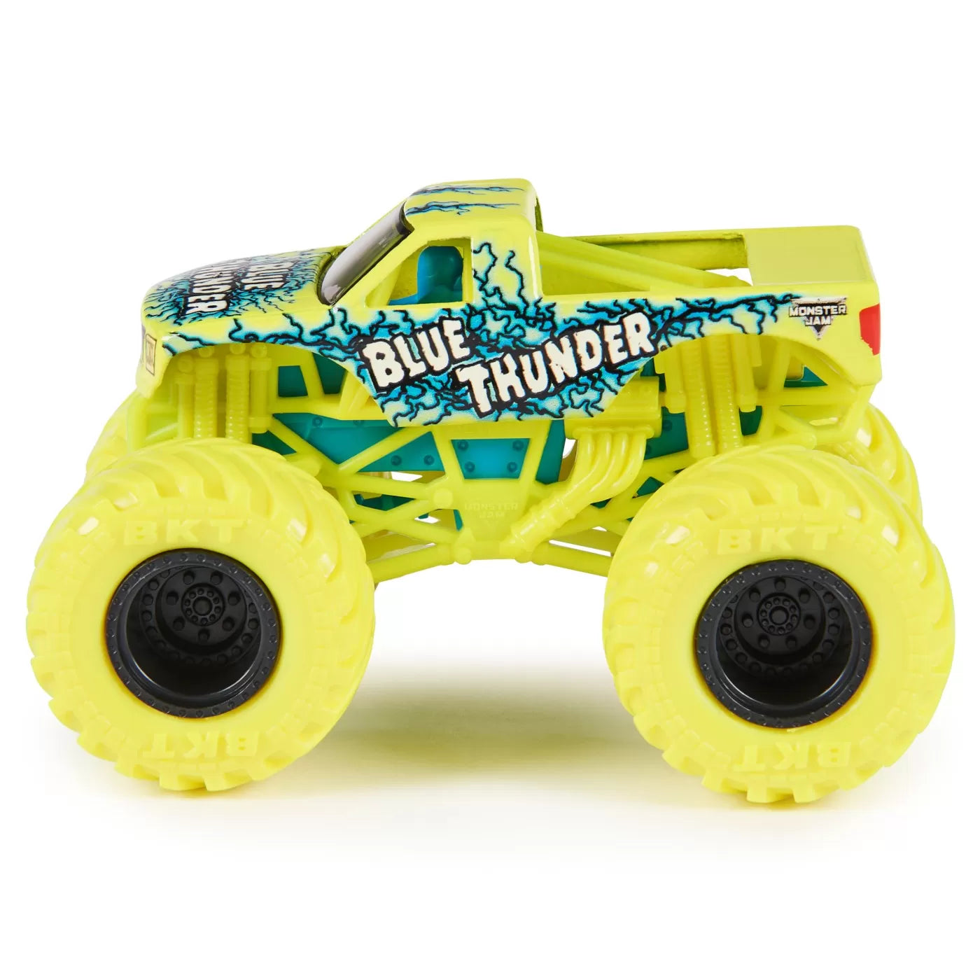MONSTER JAM MASINUTA METALICA BLUE THUNDER SCARA 1 LA 64, MONSTER JAM