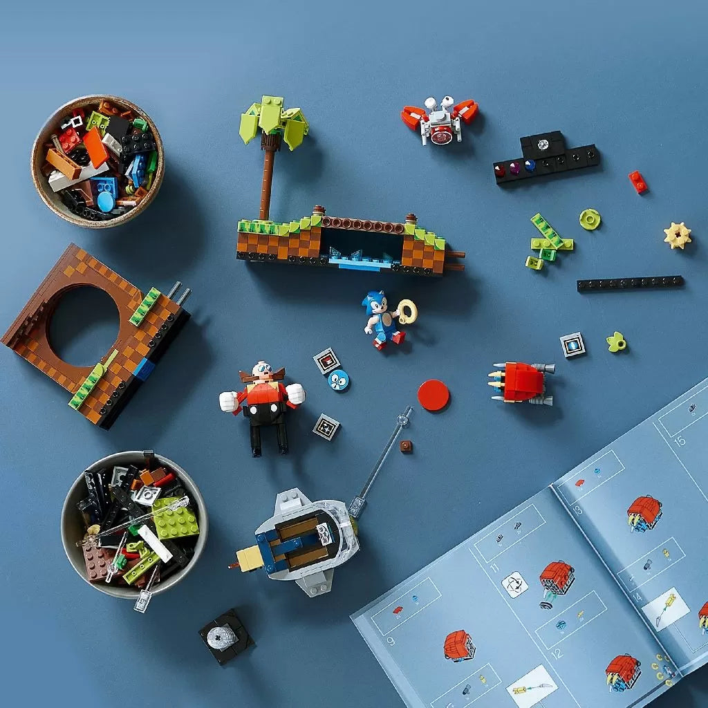 LEGO IDEAS SONIC DEALUL VERDE 21331, LEGO IDEAS