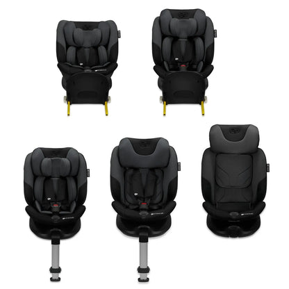 SCAUN AUTO KINDERKRAFT I-FIX, I-SIZE 40-150 CM, GRAPHITE BLACK, KINDERKRAFT