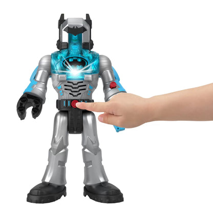 FISHER PRICE IMAGINEXT DC SUPER FRIENDS ROBOT BATMAN IN COSTUM GRI 30CM, FISHER PRICE - DC SUPER FRIENDS